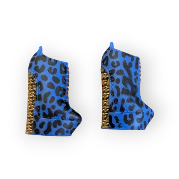 LOL Surprise Doll OMG Ferocious Remix The Super Sonix Blue Booties Wedge Heels - Picture 6 of 6